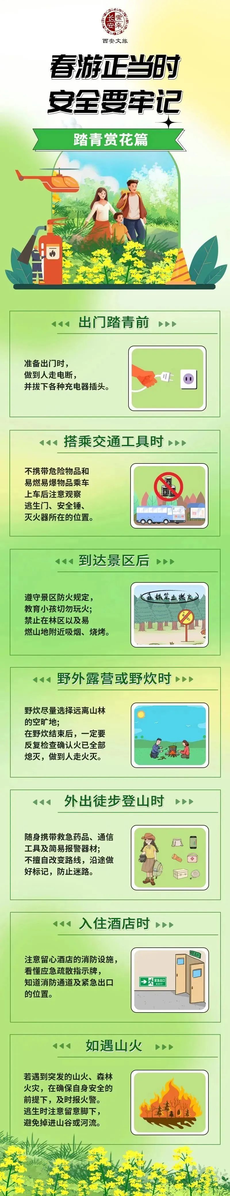 春暖花开踏青去！出发前收好这份安全出游攻略！