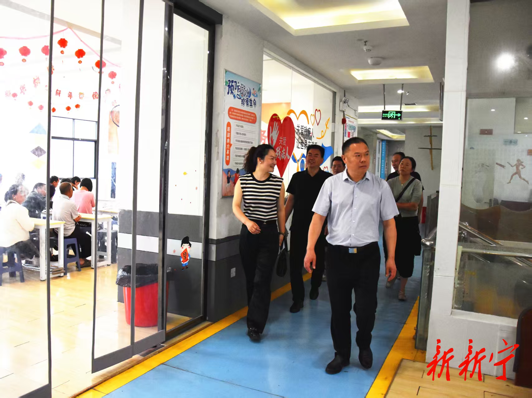 罗刚强来新检查残疾人托养机构安全生产工作