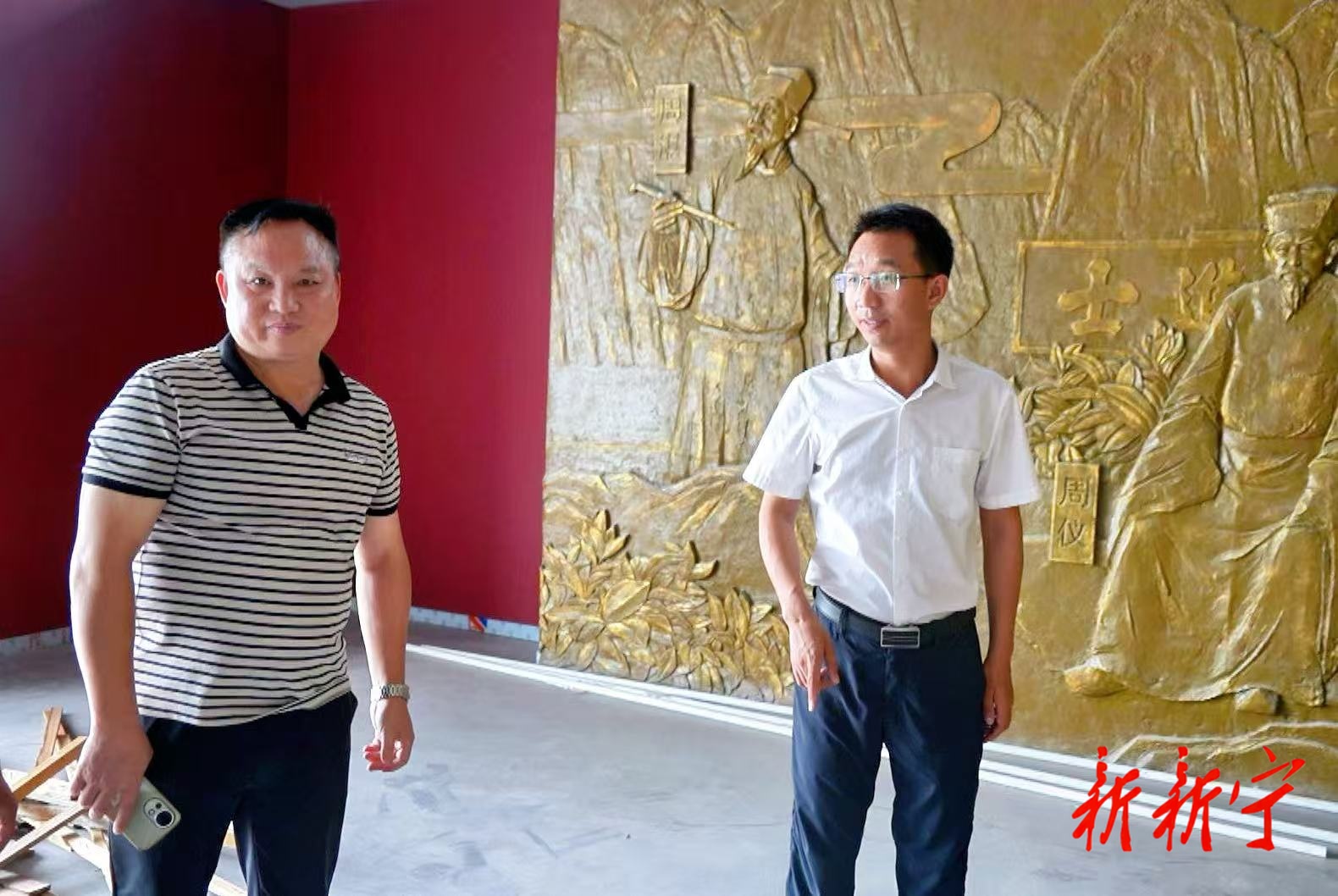 彭洪兵調(diào)研指導(dǎo)縣博物館建設(shè)工作